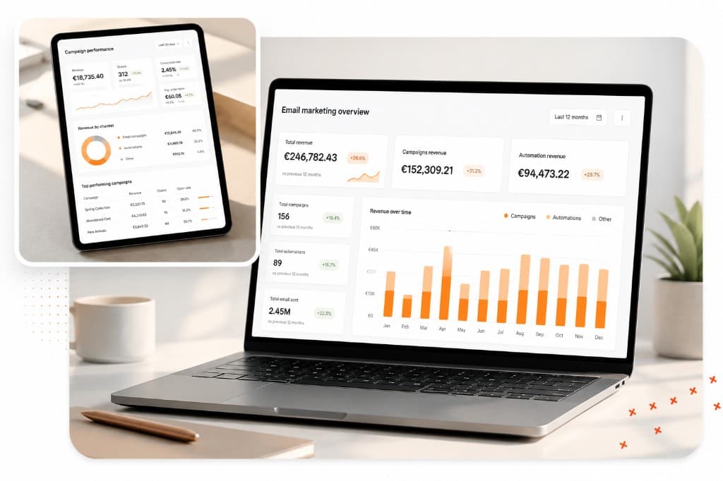 Maily email marketing dashboard
